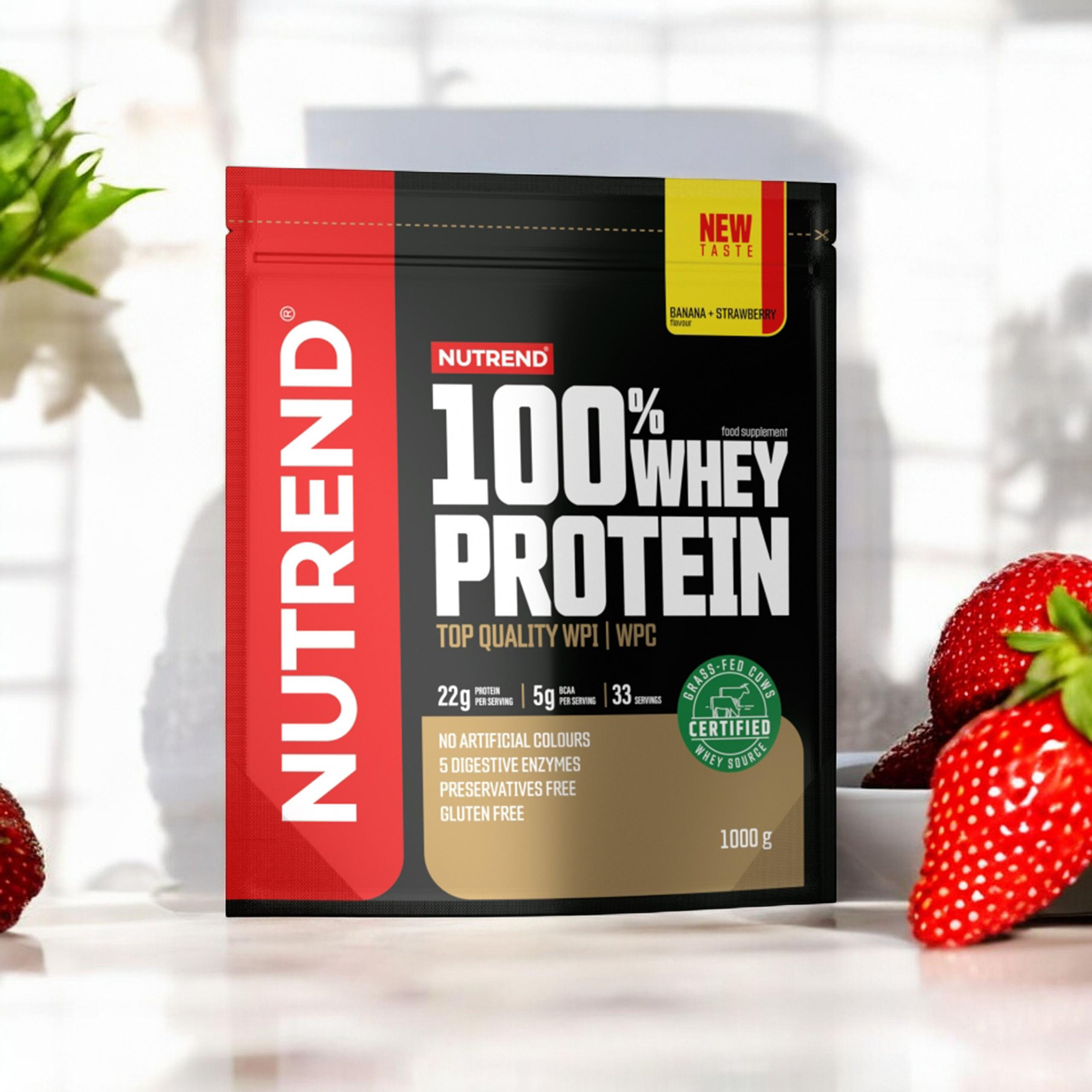 NUTREND 100% Whey Protein - 3x 1000g