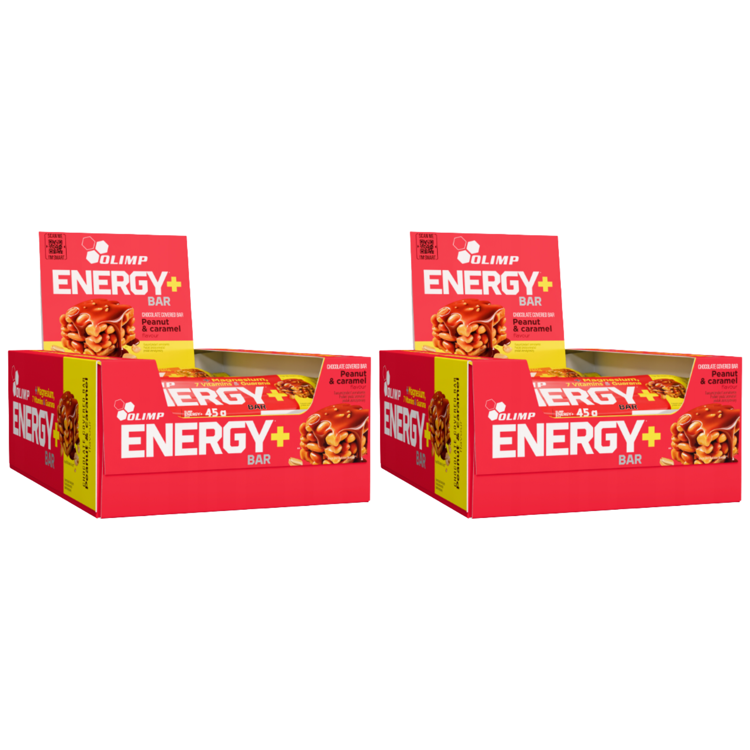 OLIMP - Energy+ Bar - 20x 2x 45g - Peanut Caramel