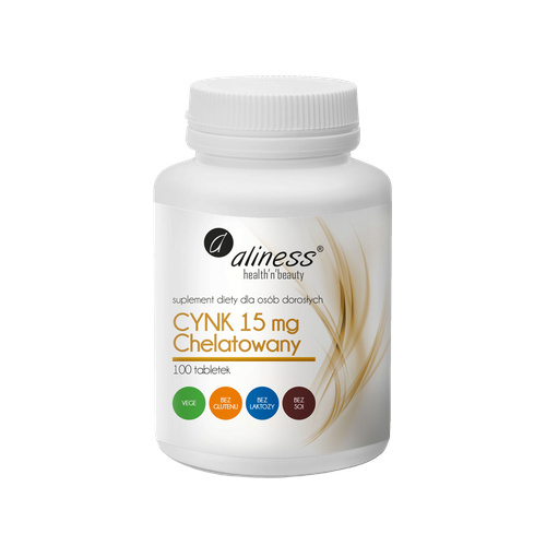 ALINESS - Cynk Chelatowany 15mg - 100vtabs.