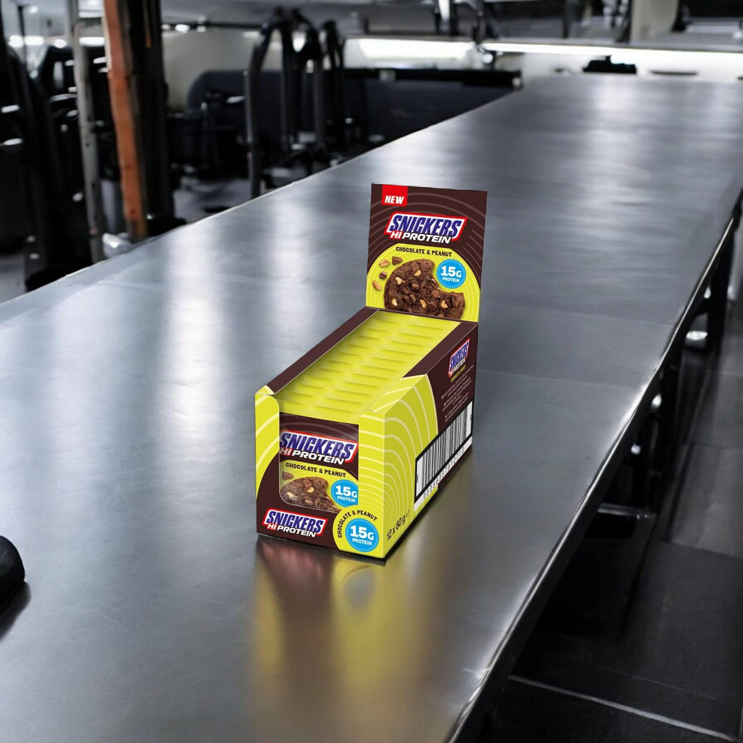 Mars - Snickers High Protein Cookie - 12x 2x 60g - Chocolate & Peanut