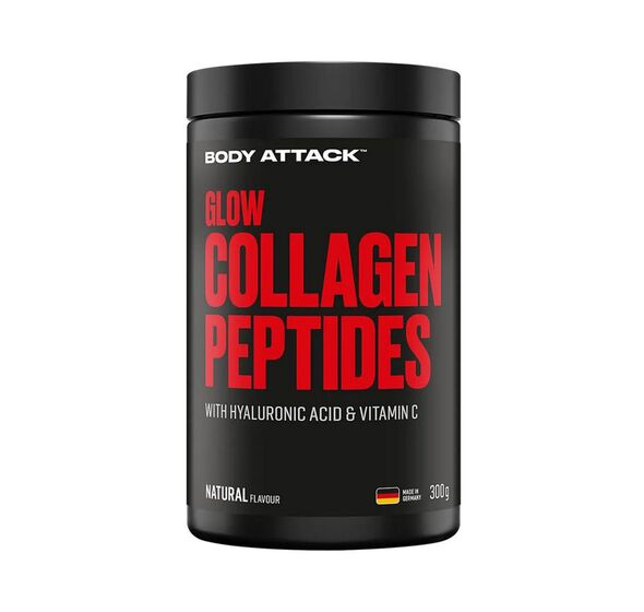 BODY ATTACK Glow Collagen Peptides – 300 g – Natural