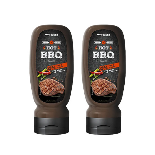BODY ATTACK Hot BBQ Sauce - 2x 320ml