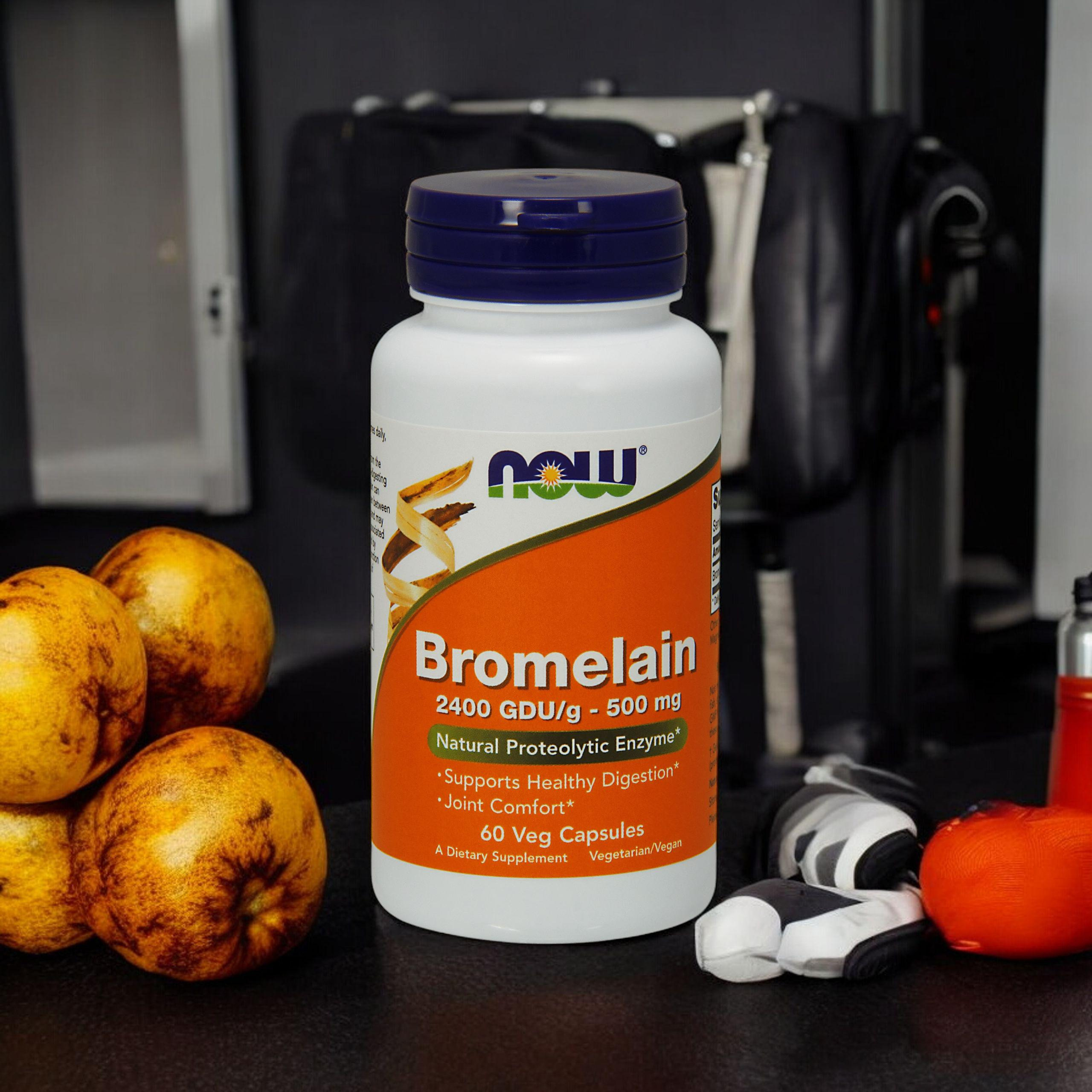 NOW Bromelain (Bromelina) - 3x 60vcaps