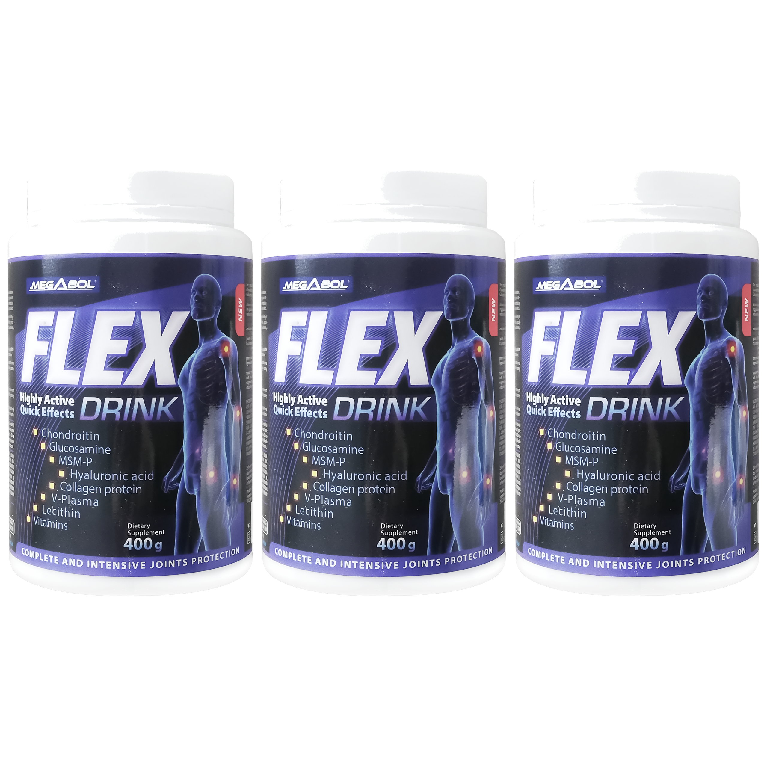 MEGABOL Flex Drink - 3x 400g