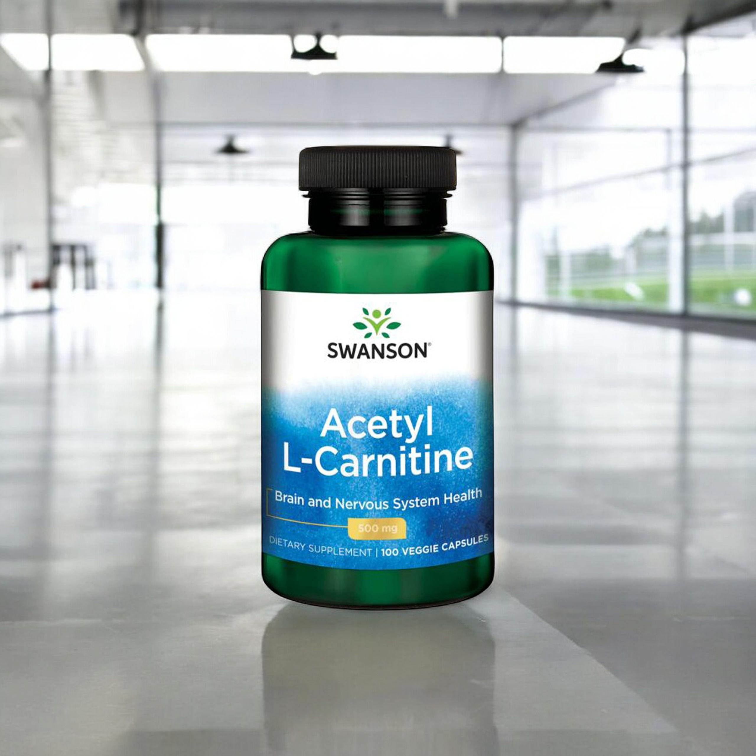 SWANSON Acetyl L-Carnitine 500mg - 2x 100vcaps. - Acetyl L-Karnityna