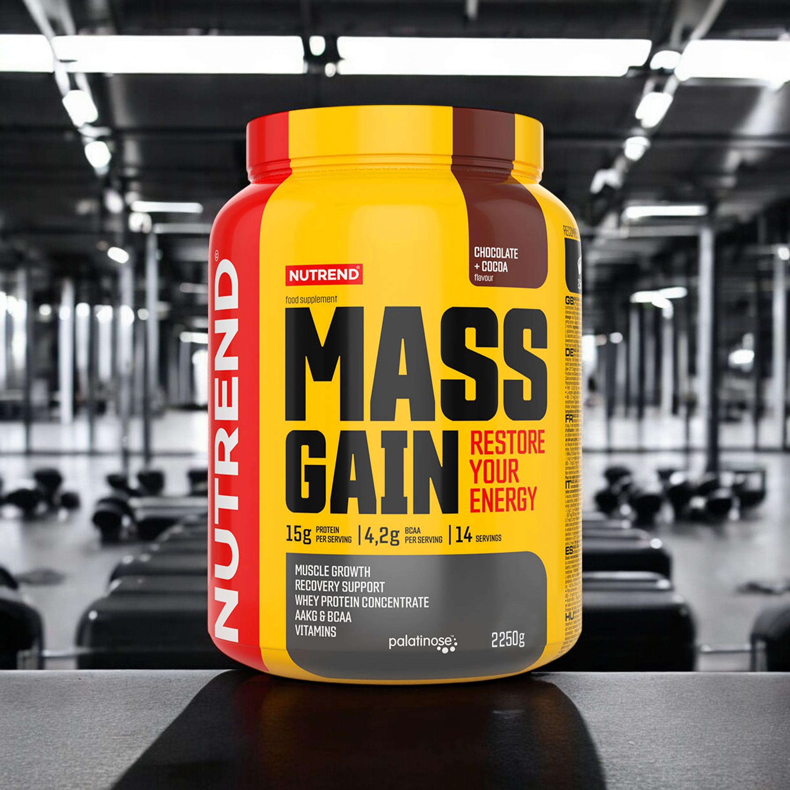 NUTREND Mass Gain - 3x 2100g - Chocolate + Cocoa