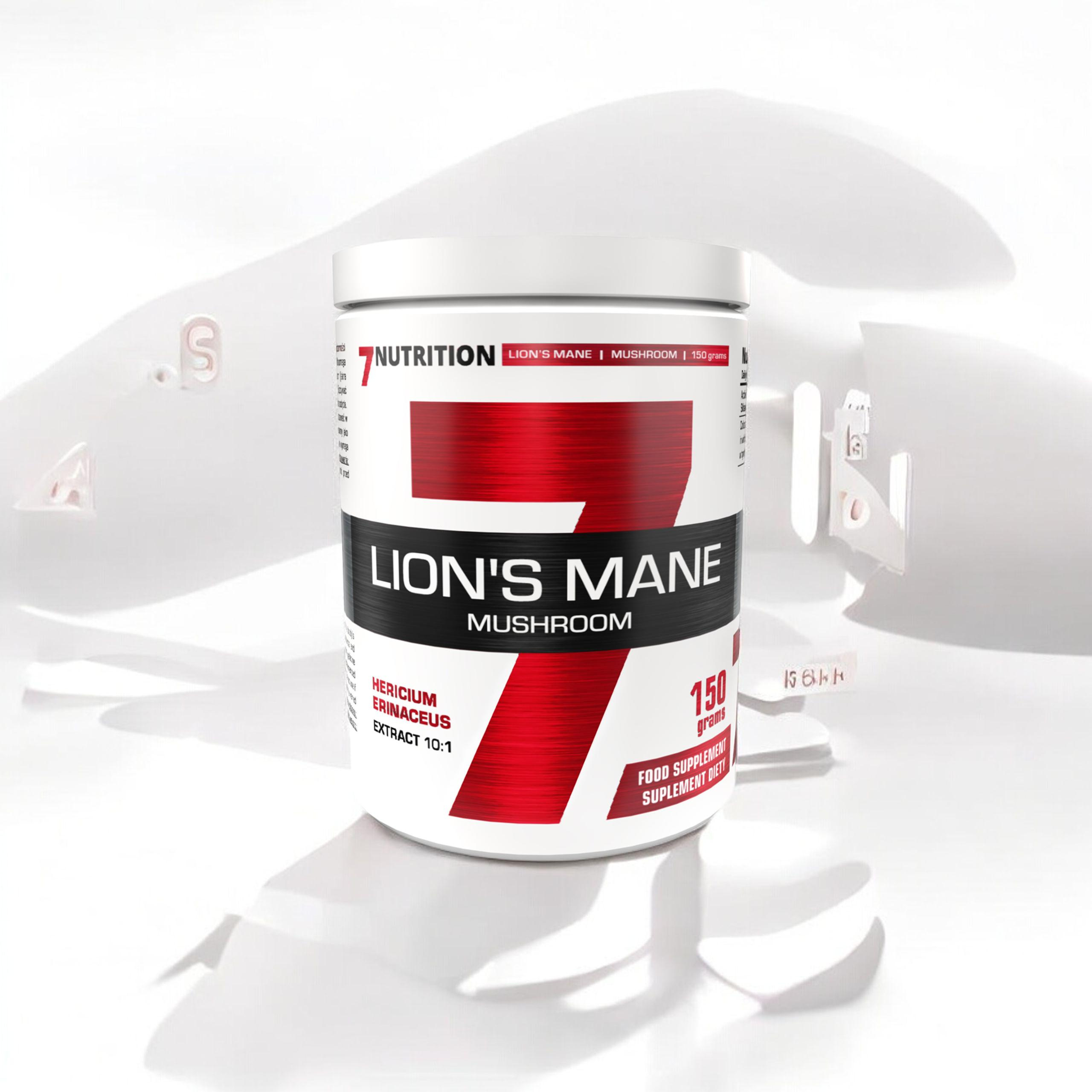 7 NUTRITION Mushroom Lion's Mane - 2x 150g - Soplówka jeżowata