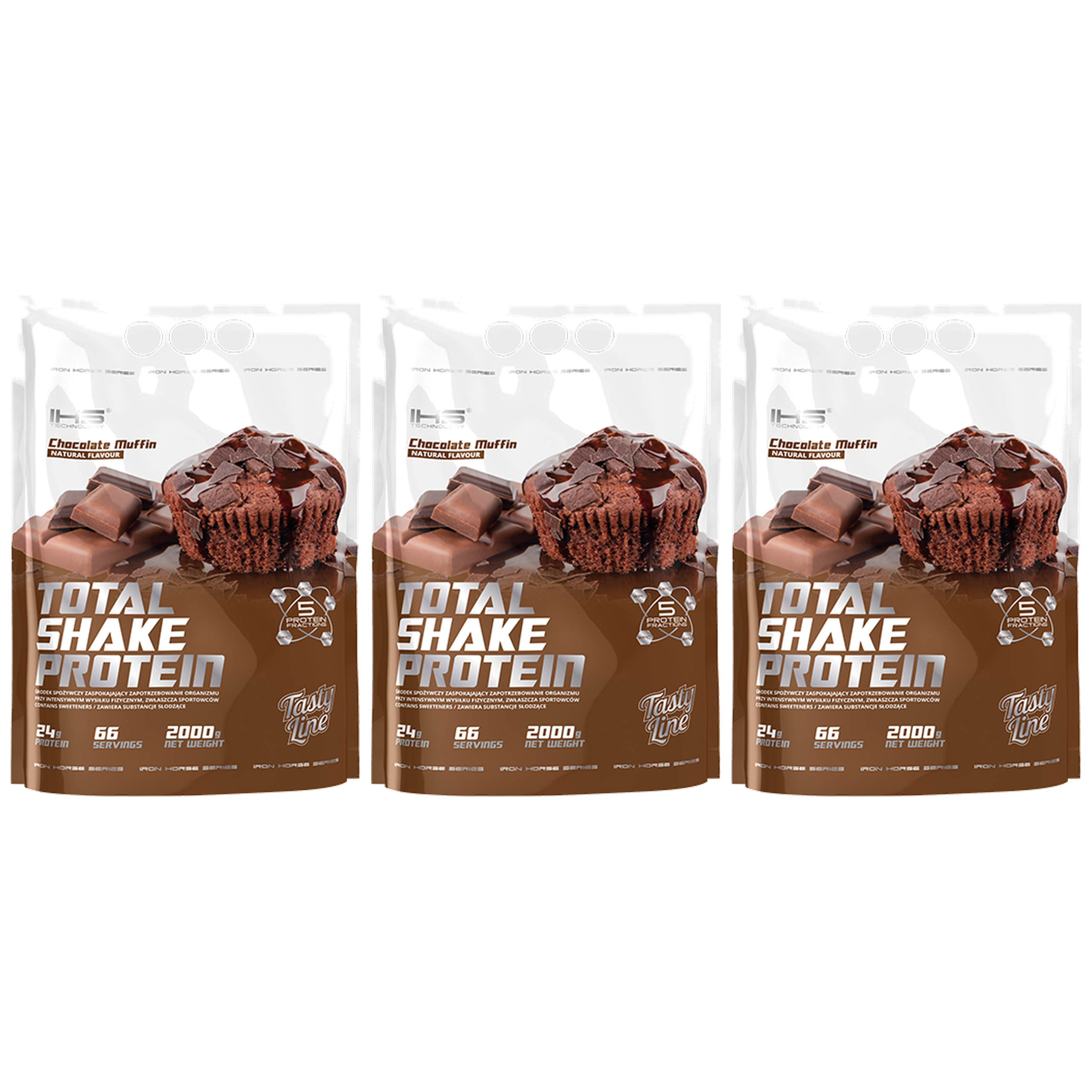 IRON HORSE Total Shake Protein 85 - 3x 2000g