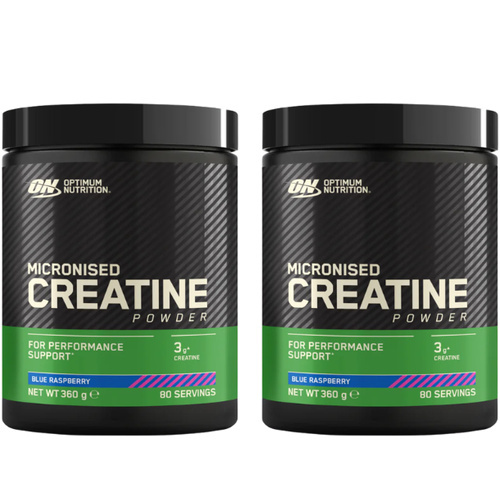 OPTIMUM NUTRITION Micronised Creatine - 2x 317g - Blue Raspberry