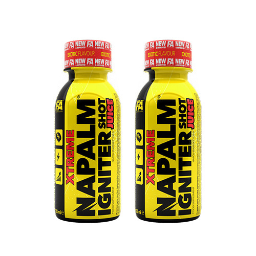FITNESS AUTHORITY Xtreme Napalm Igniter Juice Shot - 2x 120ml
