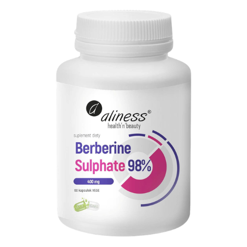 ALINESS Berberine Sulphate 98% 400 mg - 3x 60vcaps