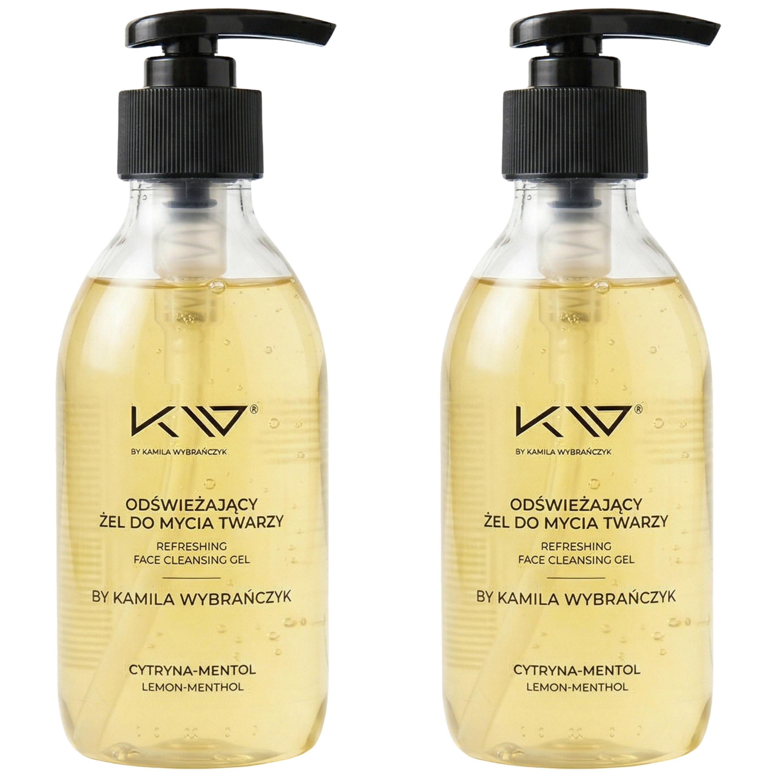 KAMILA WYBRAŃCZYK - Odświeżający Żel do Mycia Twarzy - 2x 200ml 