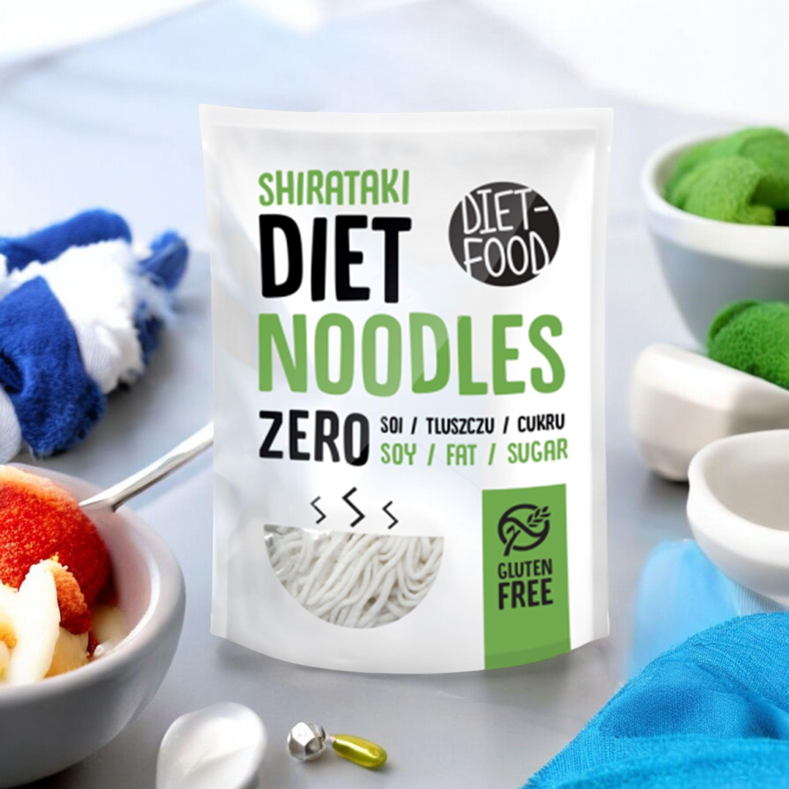 DIET FOOD Diet Noodles - 2x 200g - Makaron Konjac