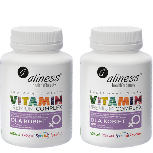 ALINESS - Premium Vitamin Complex for Women - 2x 120tabs.