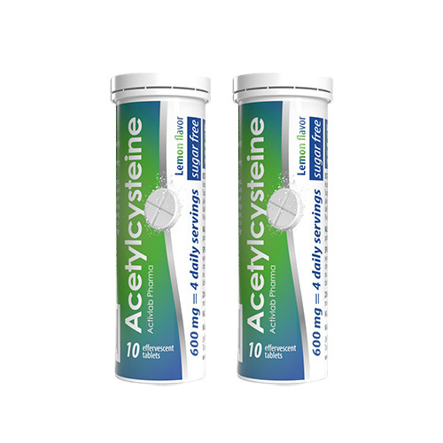 ACTIVLAB - Acetylcysteine - 10tabs. - 2x Lemon