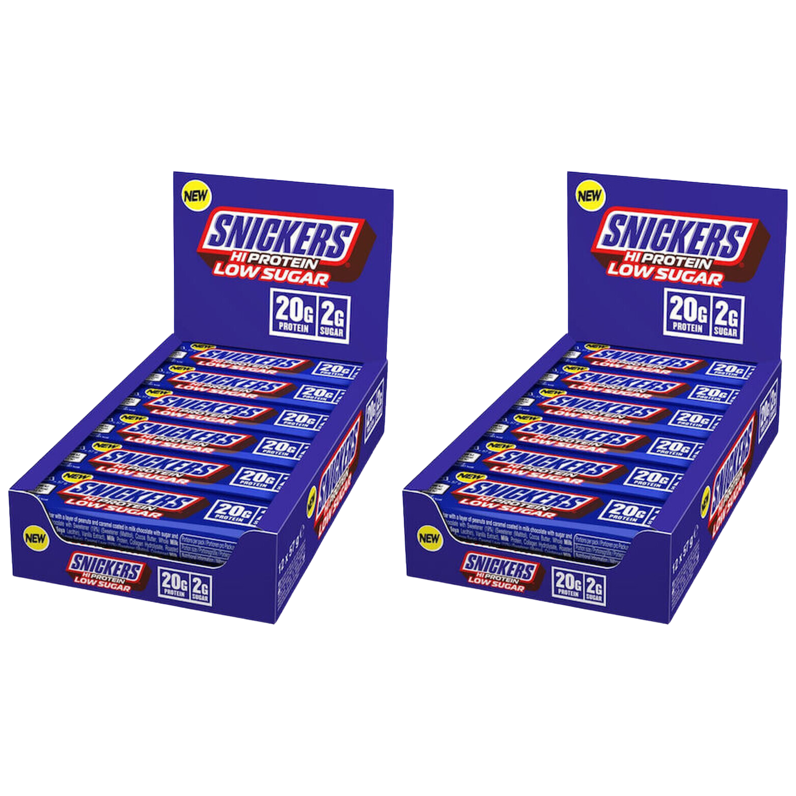Mars - Baton Snickers HIProtein Low Sugar Bar - 2x 57g x12