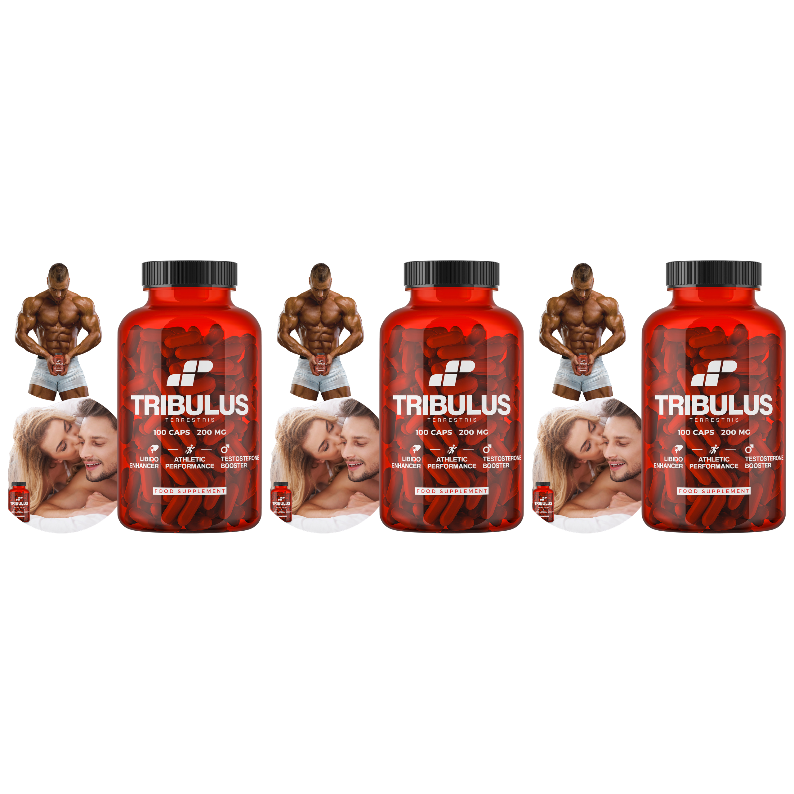 MP NUTRITION Tribulus 200mg - 3x 100caps