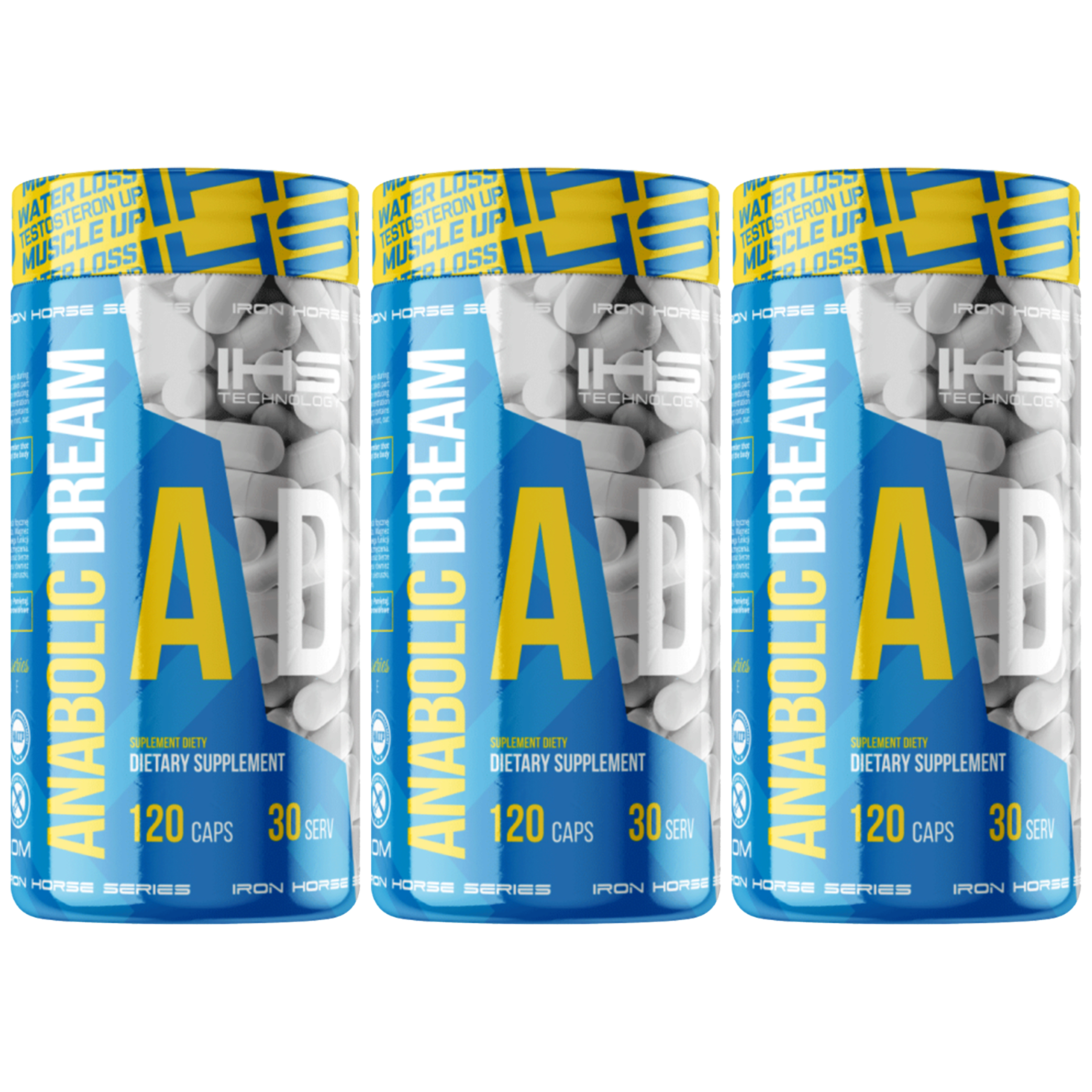 IRON HORSE Anabolic Dream - 3x 120caps