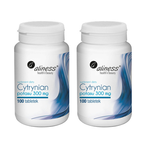 ALINESS - Cytrynian Potasu 300mg - 2x 100vtabs.