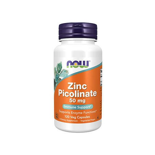 NOW Zinc Picolinate 50mg - 3x 120vegcaps