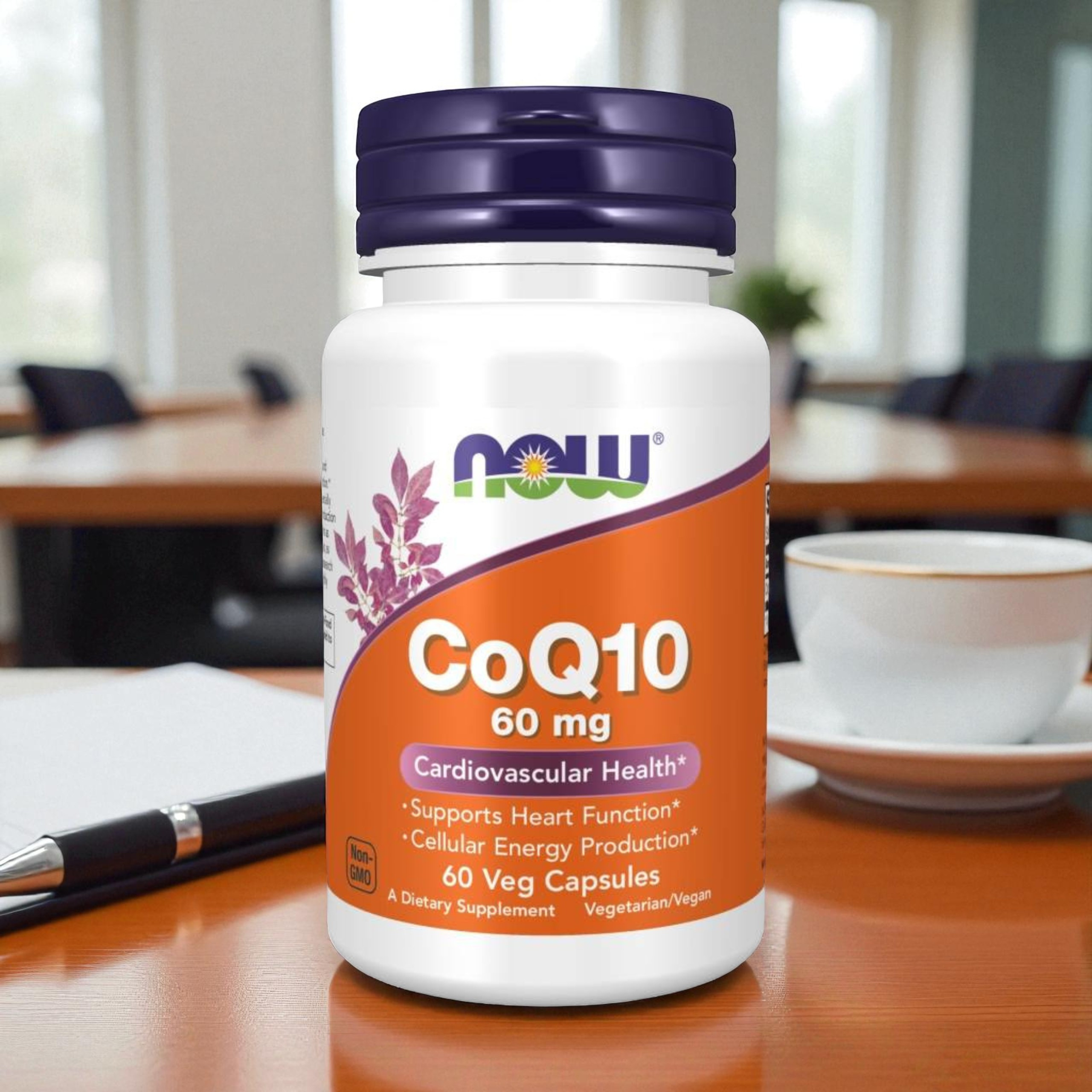 NOW - CoQ10 60mg - 3x 60vcaps.