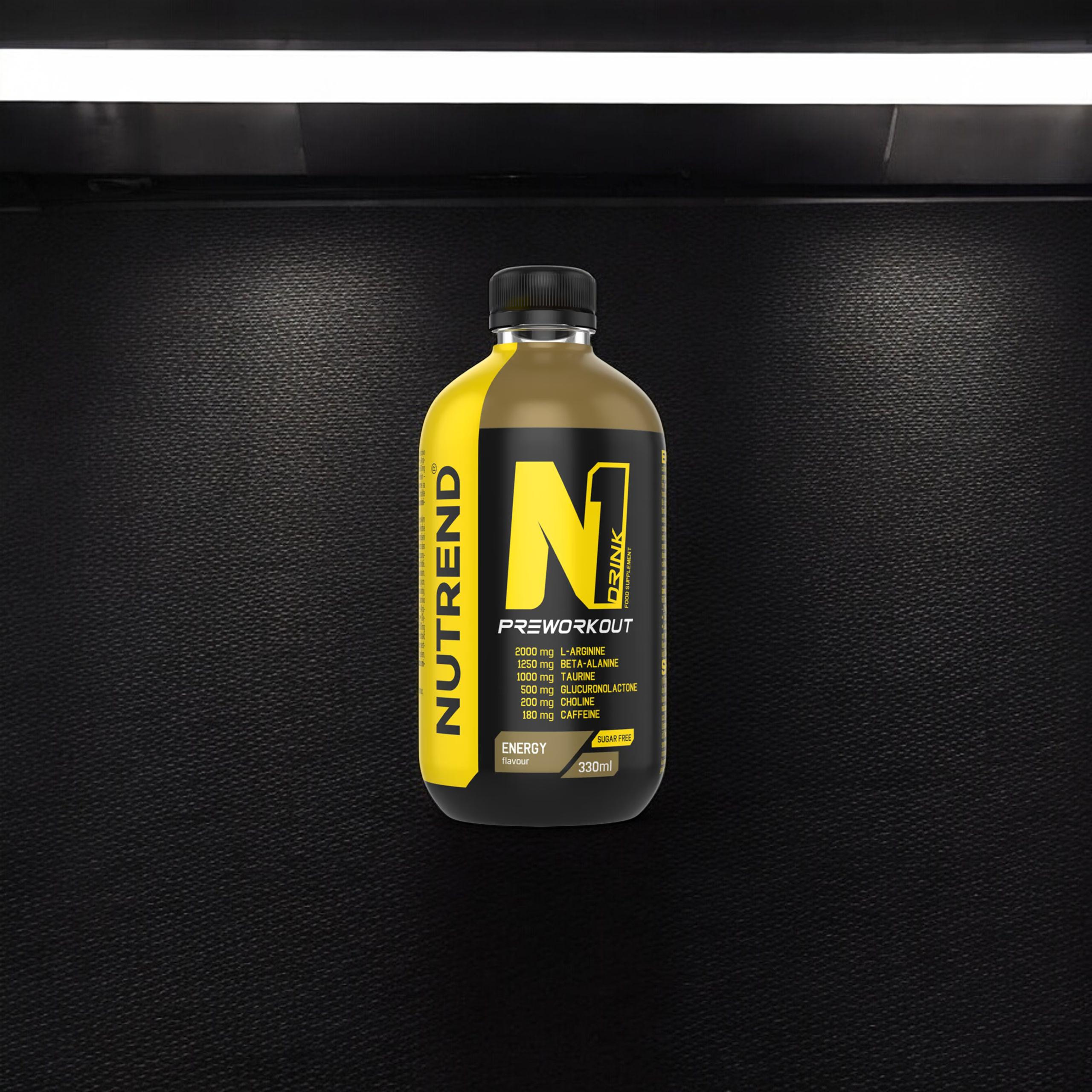 NUTREND N1 Drink PreWorkout - 330ml - WYPRZEDAŻ - 19-09