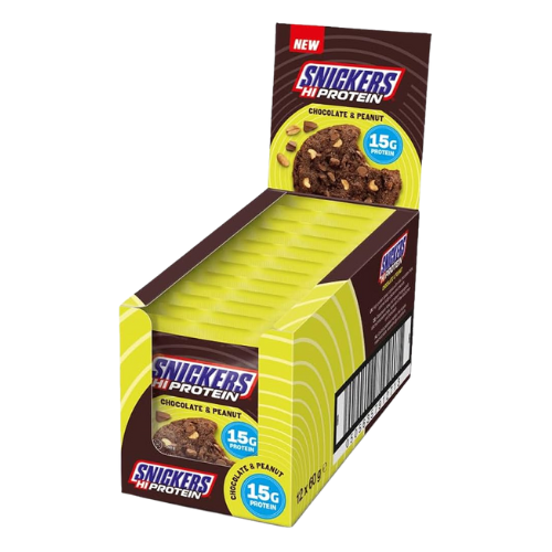 Mars - Snickers High Protein Cookie - 12x 2x 60g - Chocolate & Peanut