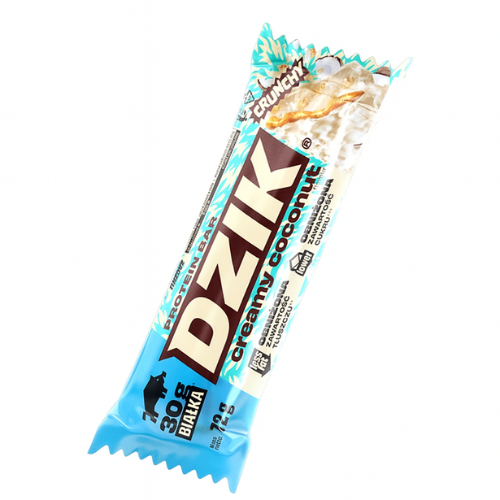 DZIK - Protein Bar Crunchy - 72g - Creamy Coconut