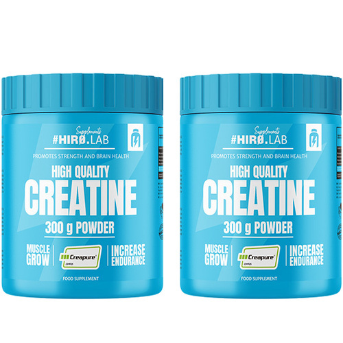 HIRO.LAB High Quality Creatine - Creapure - 2x 300g