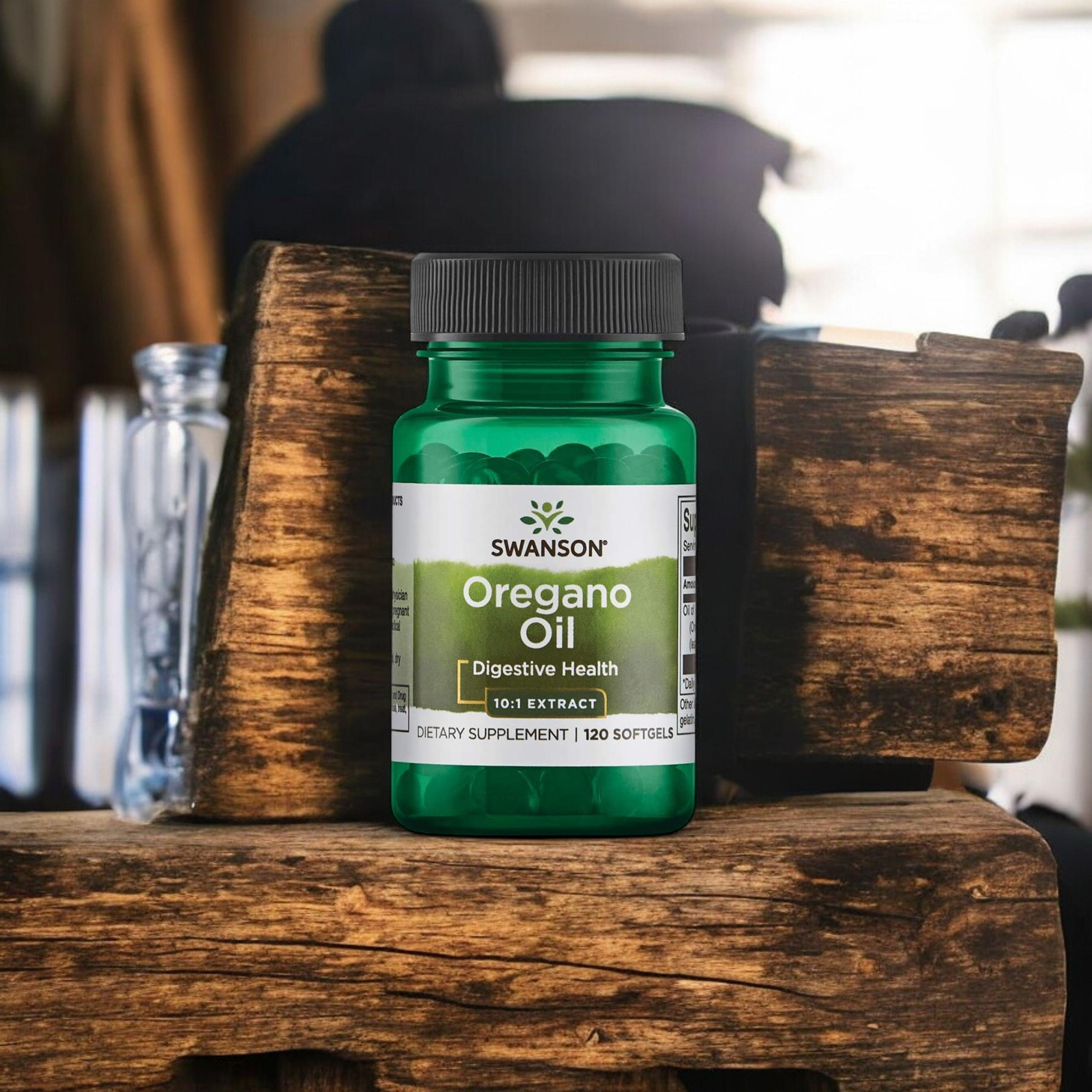 SWANSON Oregano Oil 10:1 - 120softgels - 2x Olej z Oregano