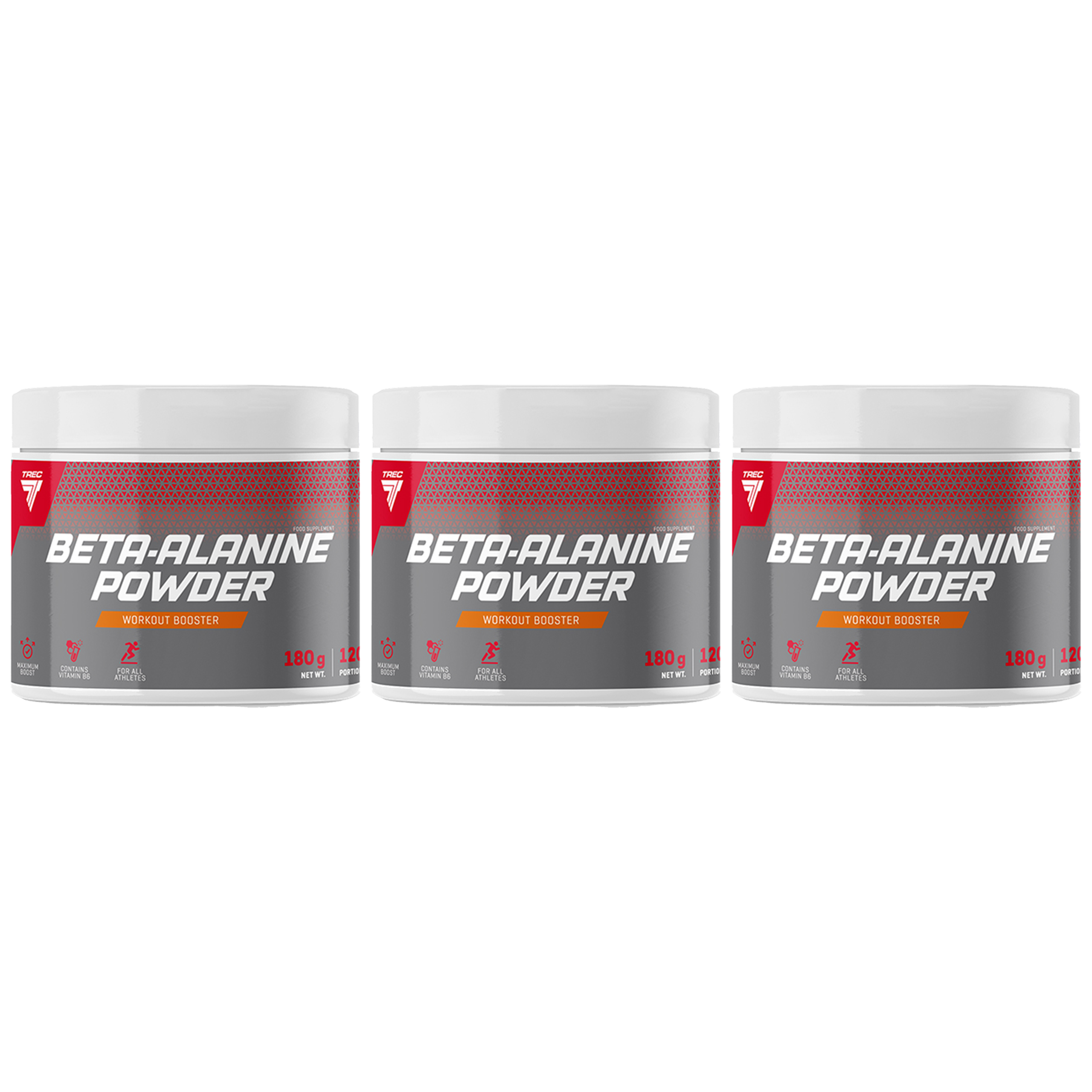 TREC Beta-Alanine Powder - 3x 180g