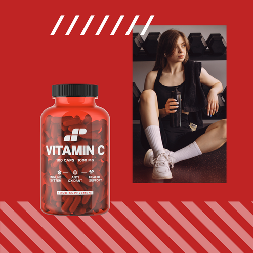 3x MP NUTRITION Vitamin C 1000mg - 100caps - Witamina C