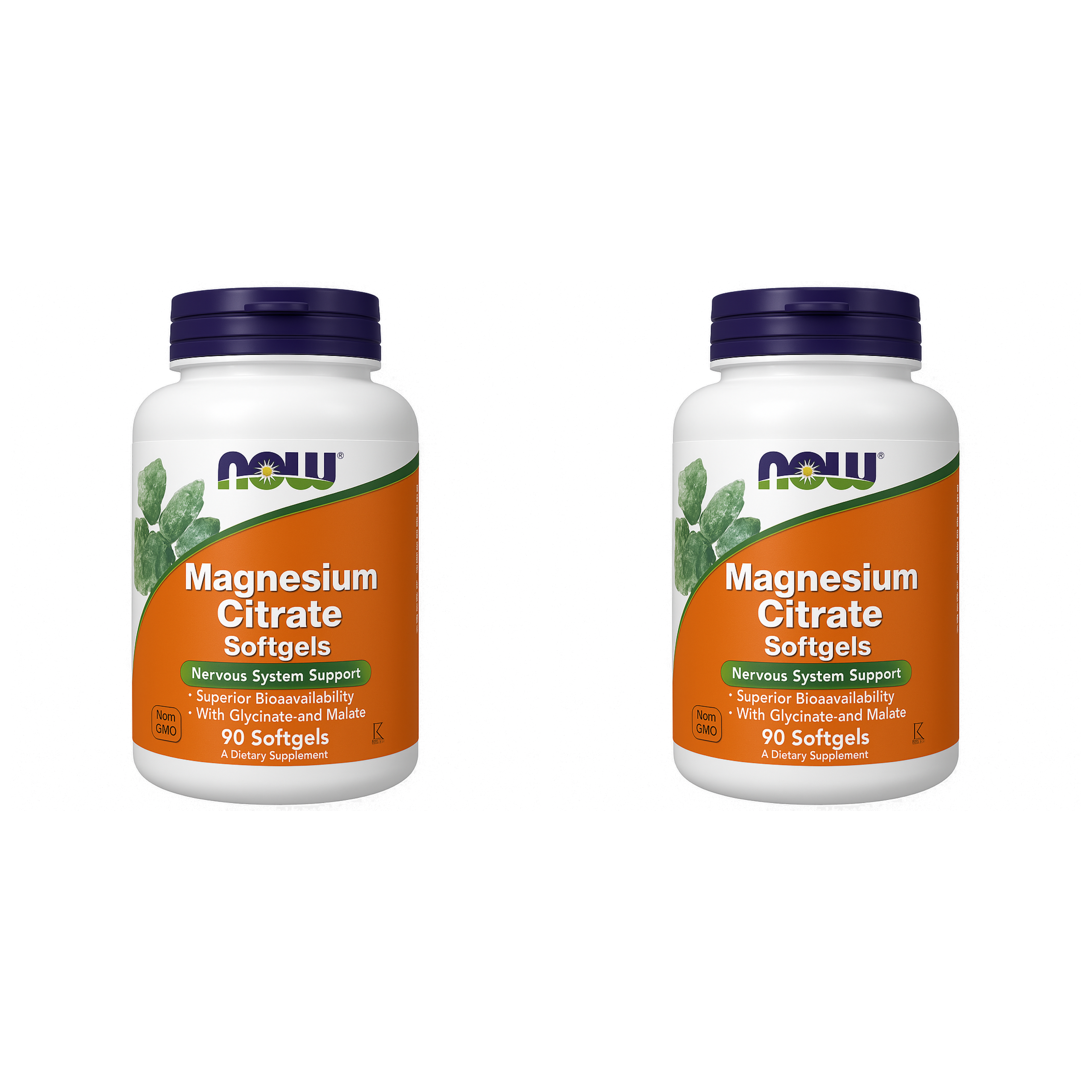 NOW - Magnesium Citrate - 2x 90softgels