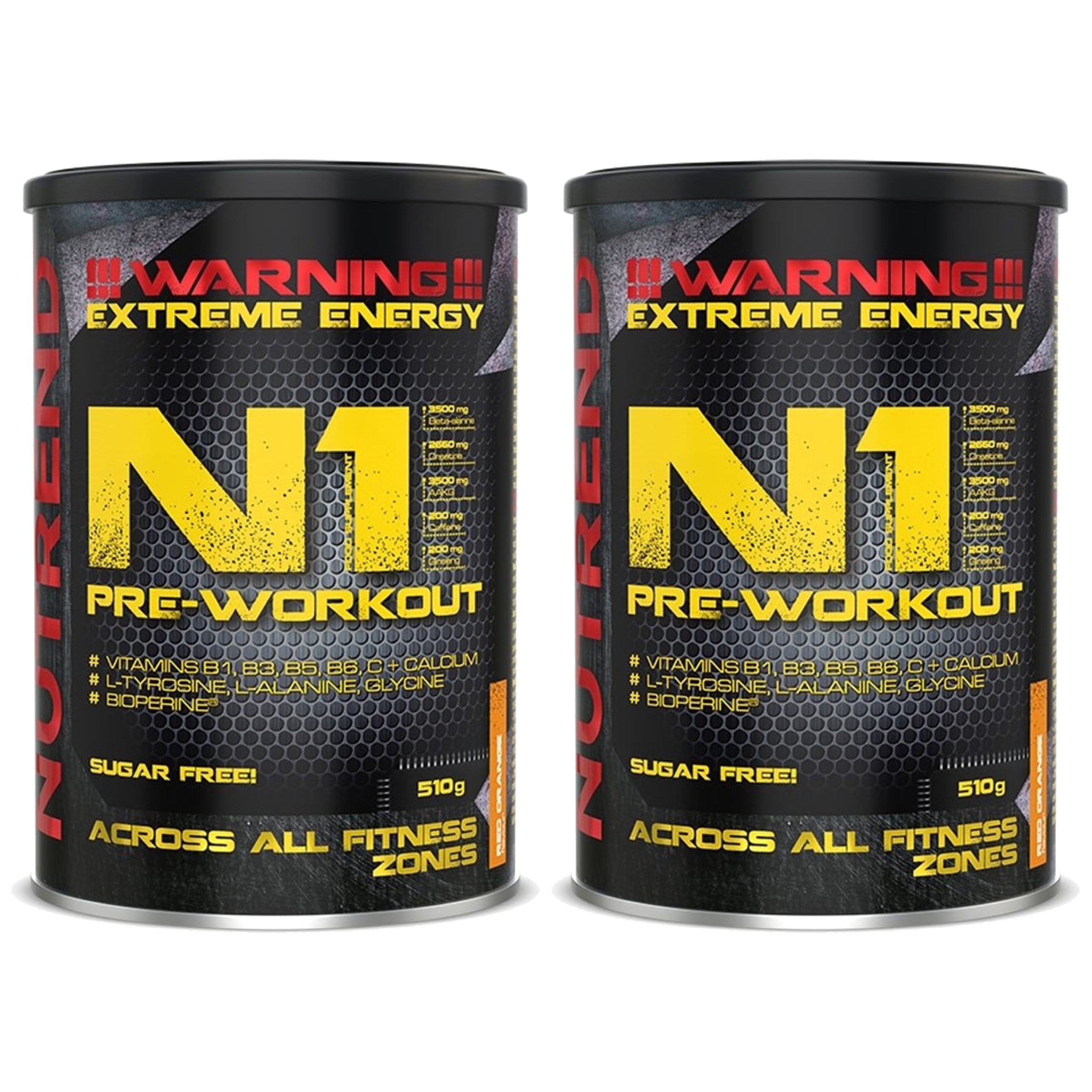 NUTREND N1 Pre Workout - 2x 510g