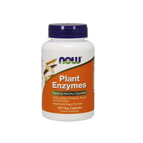 NOW Plant Enzymes - 3x 120vcaps.