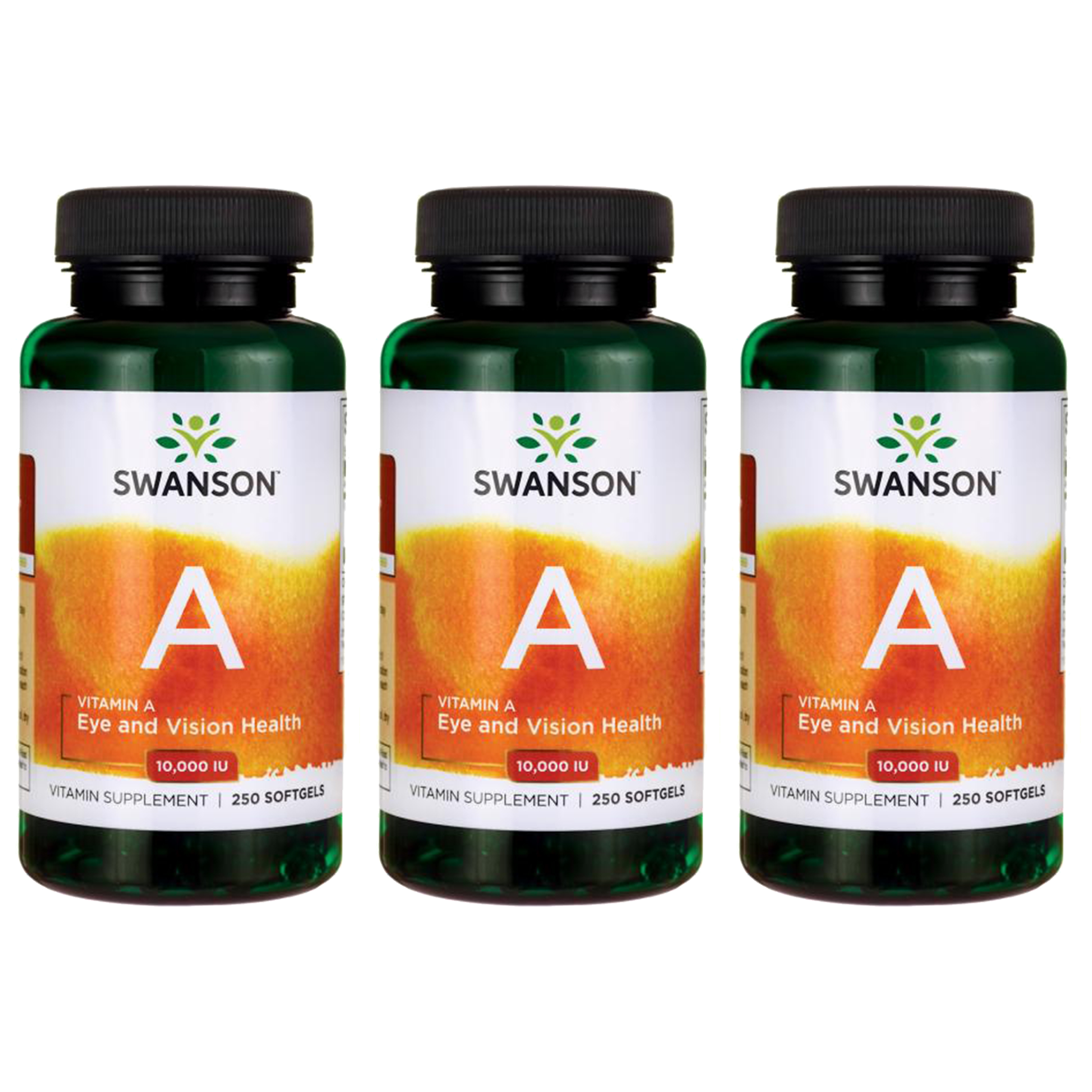 SWANSON Vitamin A 10000IU - 3x 250softgels