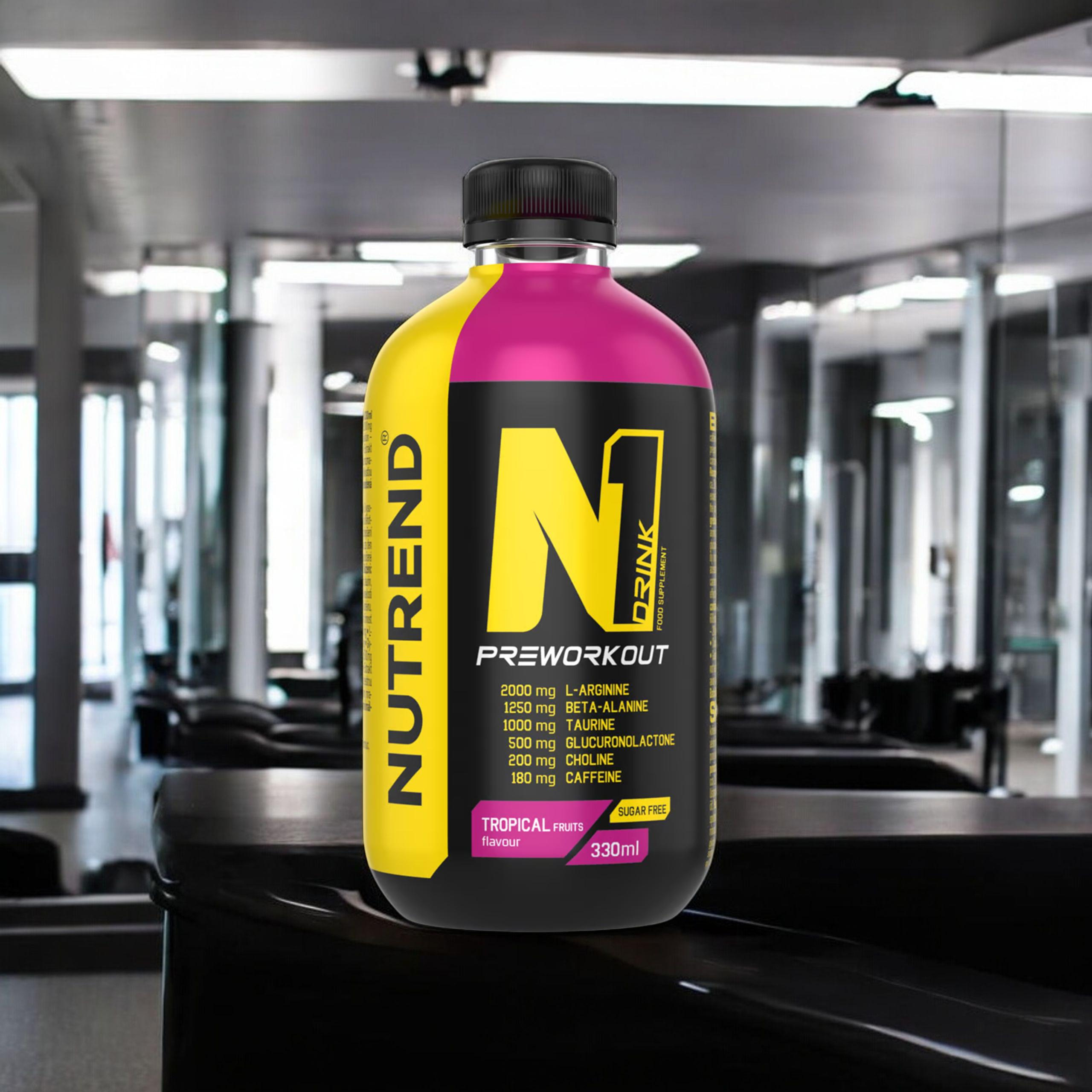 NUTREND N1 Drink PreWorkout - 3x 330ml