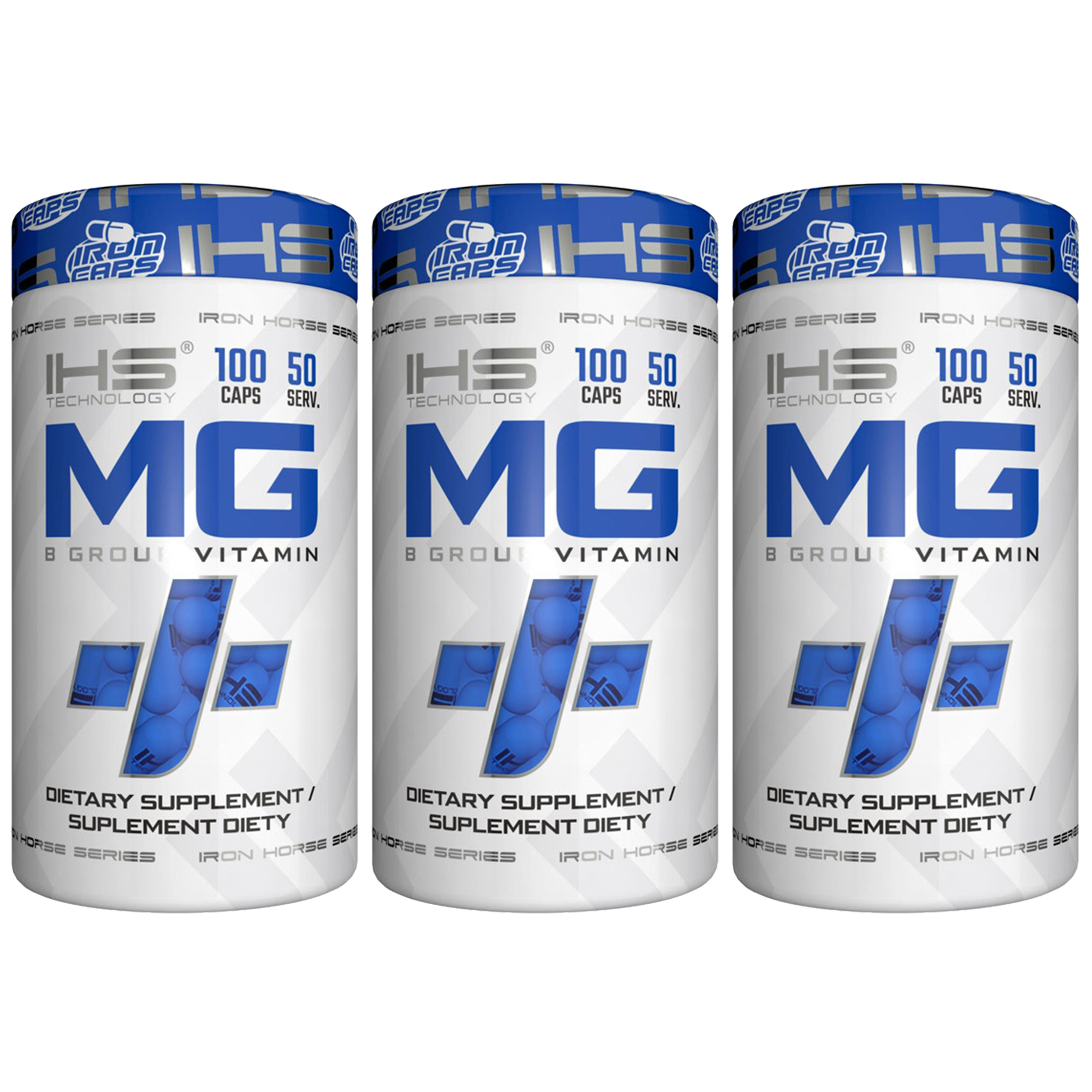 IRON HORSE MG Plus - 3x 100caps