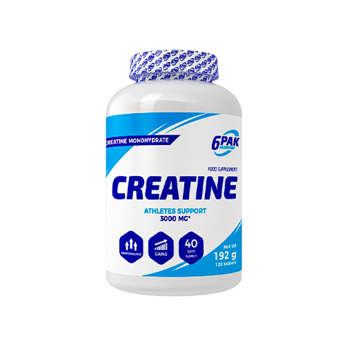 6PAK Creatine - 120tabs