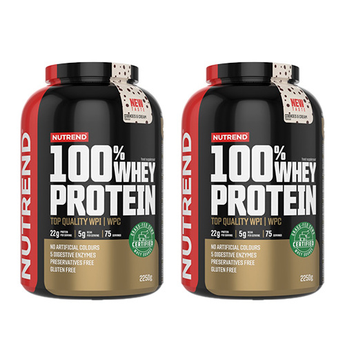 NUTREND 100% Whey Protein - 2x 2250g