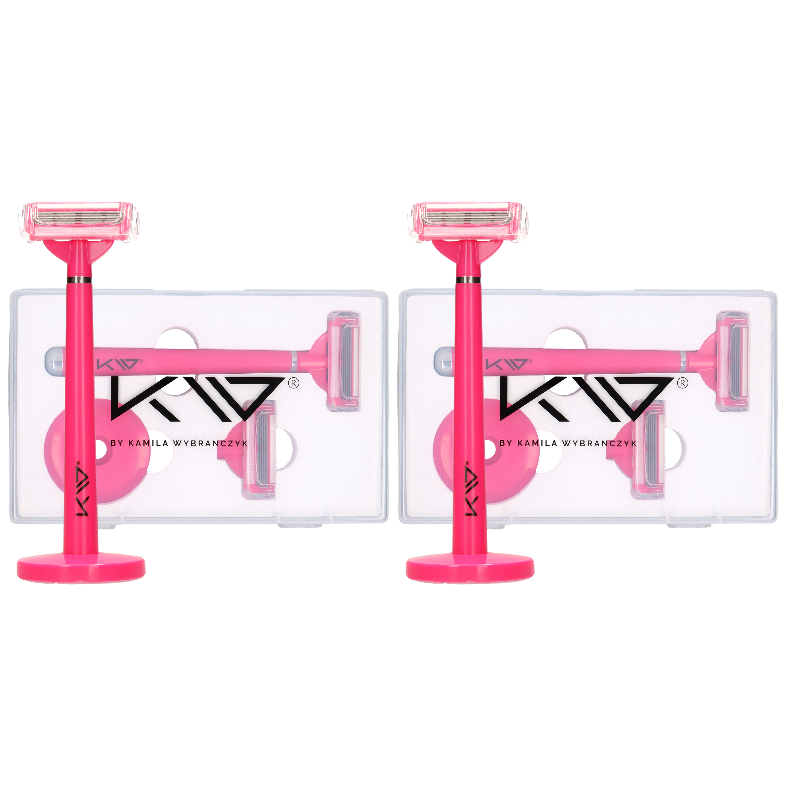 KAMILA WYBRAŃCZYK - 2x Maszynka do golenia + 2 Wkłady Smooth Shaving Women