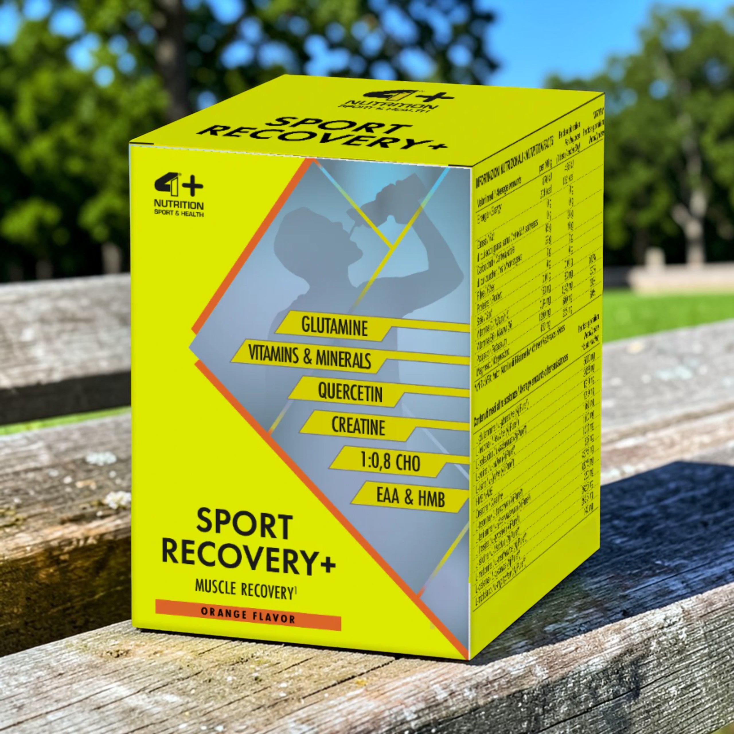 4+ NUTRITION - Sport Recovery+ - 2x 600g - Orange