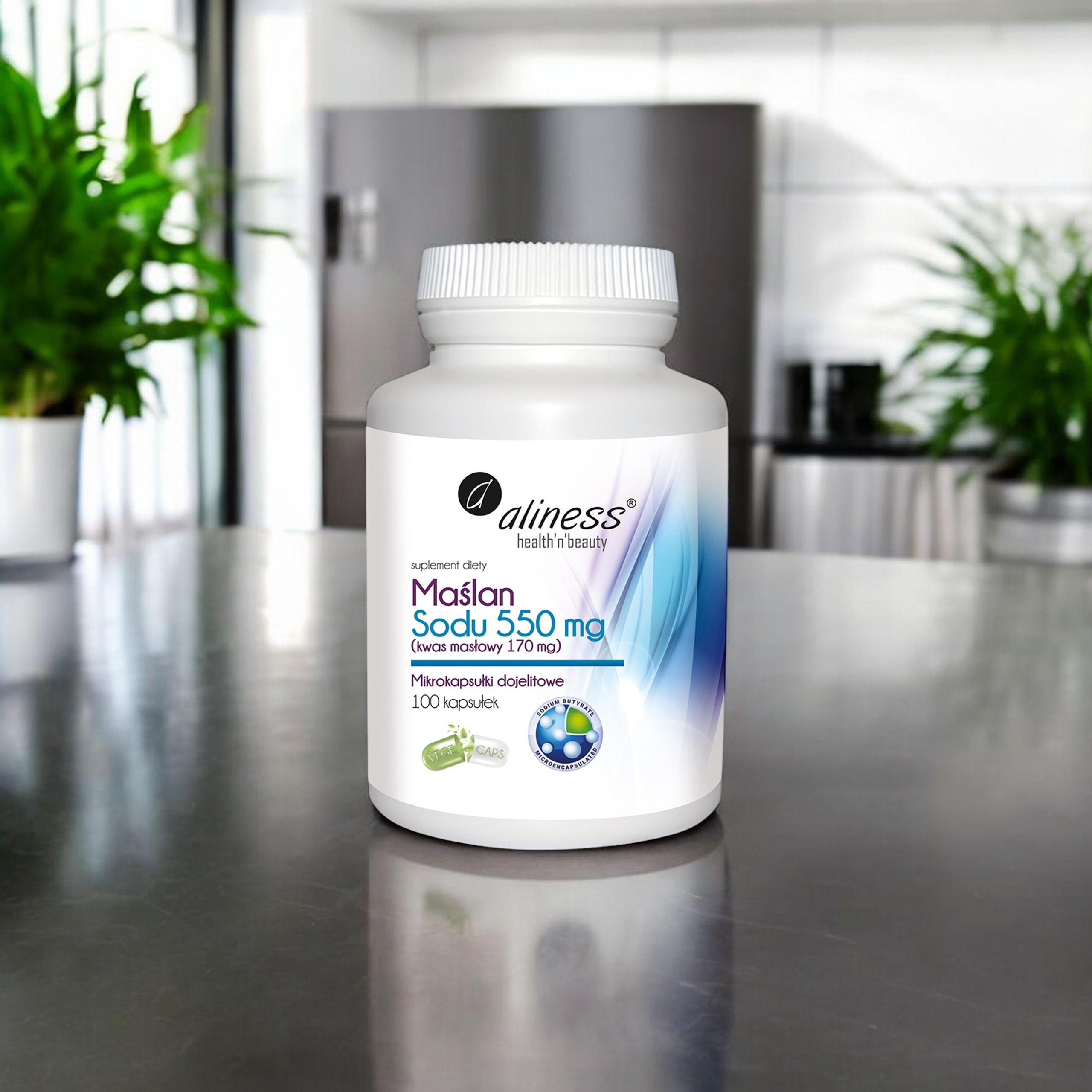 ALINESS Maślan Sodu 550mg - 100caps