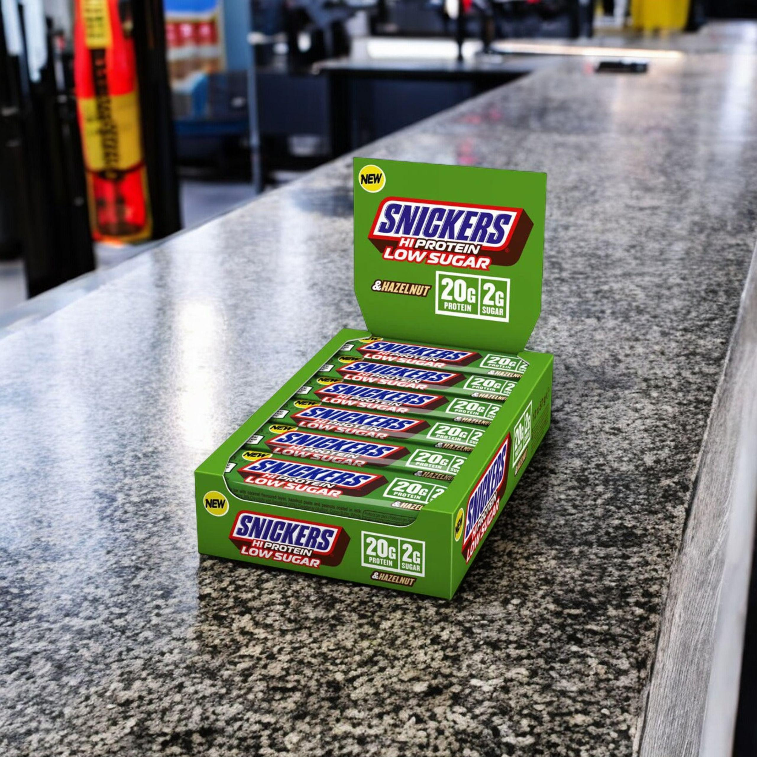 Mars - Baton Snickers HI Protein Low Sugar Bar - 3x 57g x12 - Hazelnut