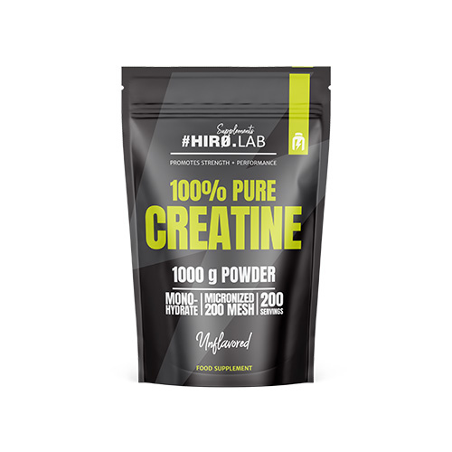 HIRO.LAB 100% Pure Creatine - 1000g - Unflavored - WYPRZEDAŻ - 31-05