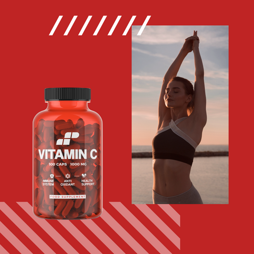2x MP NUTRITION Vitamin C 1000mg - 100caps - Witamina C