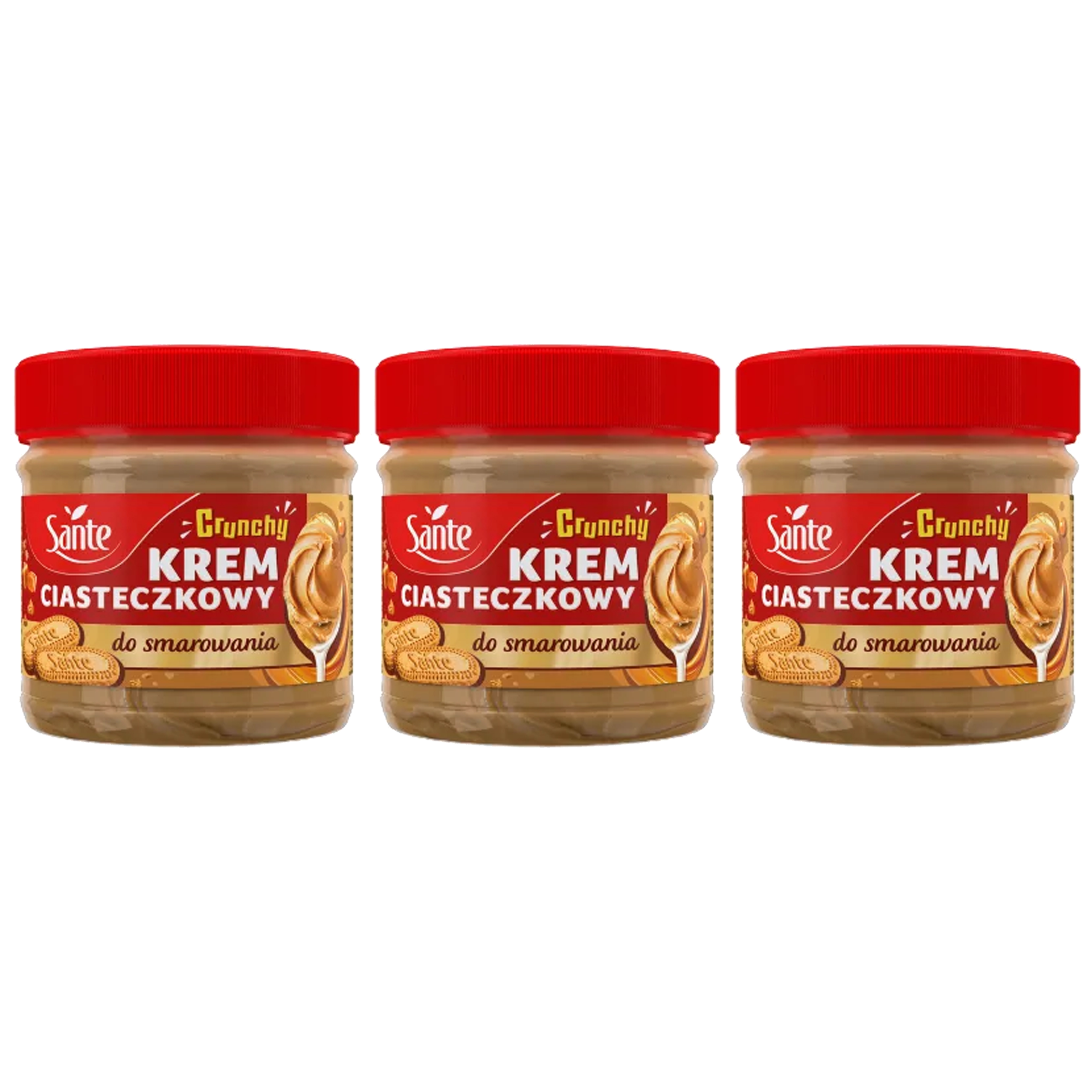 SANTE - Crunchy Krem Ciasteczkowy - 3x 180g