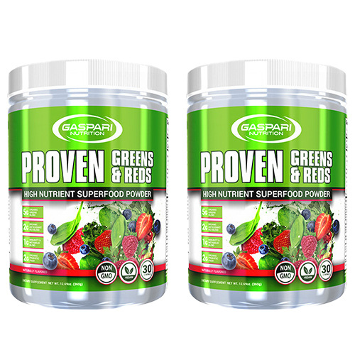 GASPARI NUTRITION Proven Greens & Reds - 2x 360g