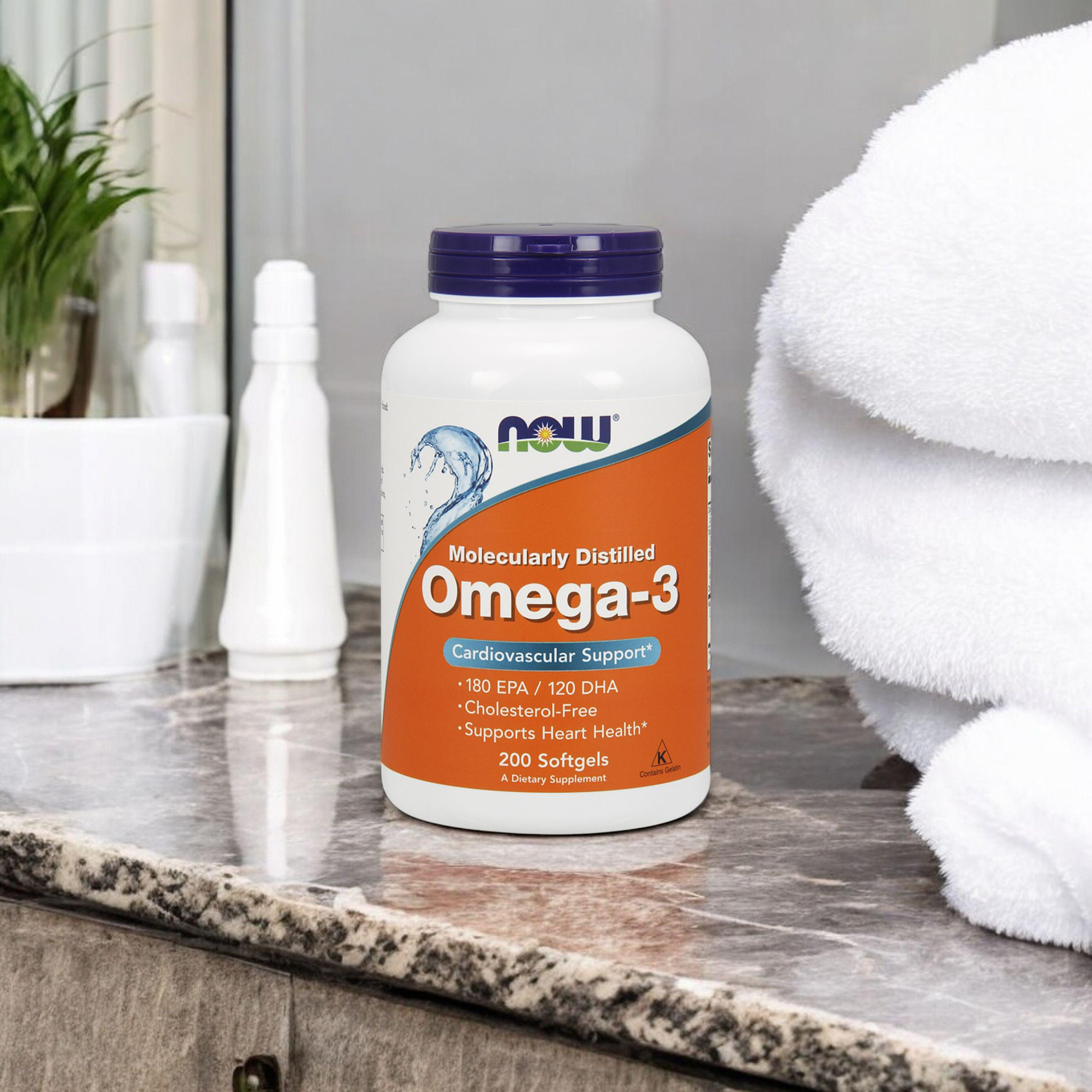 NOW Omega-3 - 3x 200softgels