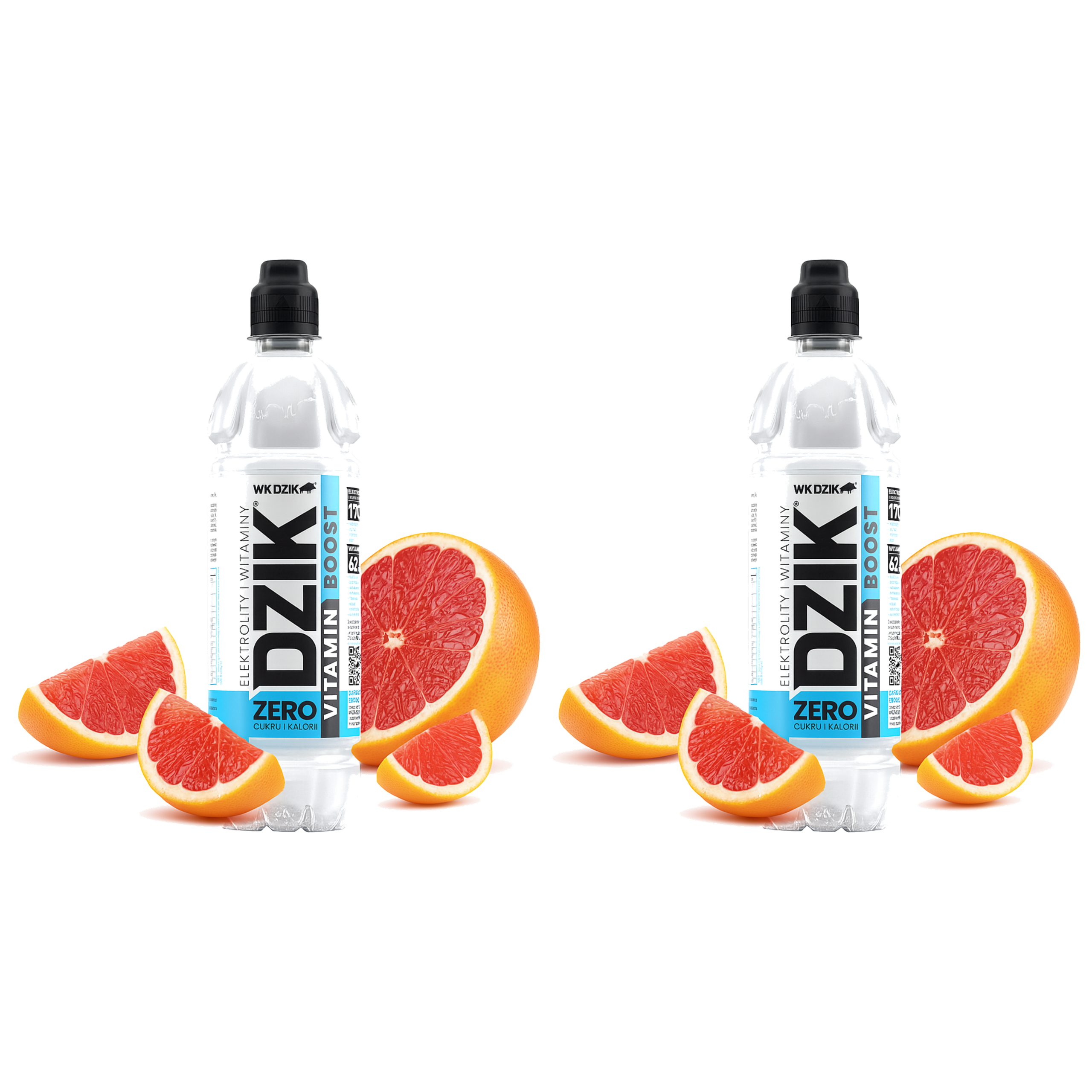 DZIK - Vitamin Boost - 2x 750ml - Grapefruit